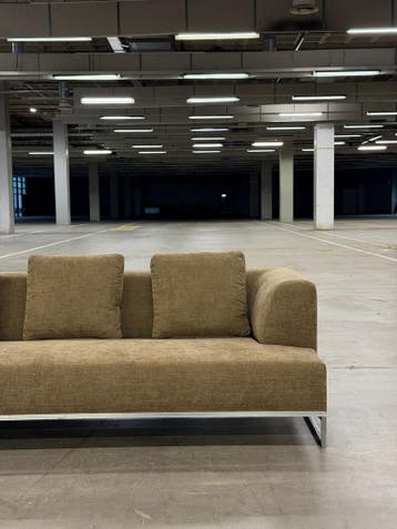 BB Italia Solo Bank | 3-zits | NIEUWSTAAT + Garantie, Stof, Driepersoons, 75 tot 100 cm, Ophalen of Verzenden