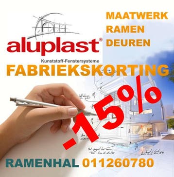 15% FABRIEKSKORTING, ramen, rolluiken, deuren schuiframen, Verzenden, Nieuw, Gevelraam of Ruit, Dubbelglas