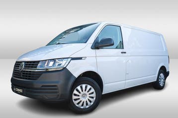 Volkswagen Transporter 2.0 TDI L2H1 150PK, Stof, Gebruikt, Zwart, Volkswagen