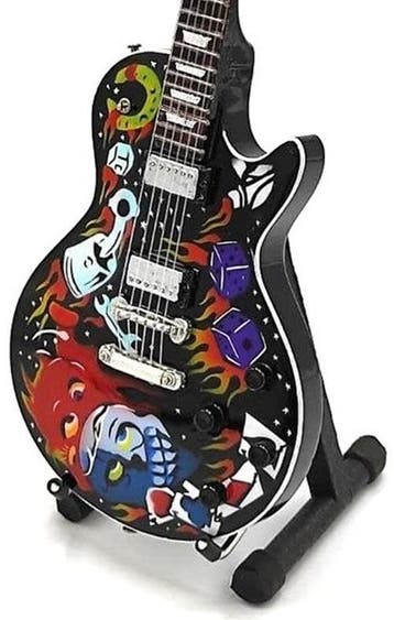 Miniatuur replica Gibson gitaar - James Hetfeld - Metallica, Ophalen of Verzenden, Nieuw, Pop, Beeldje of Miniatuur