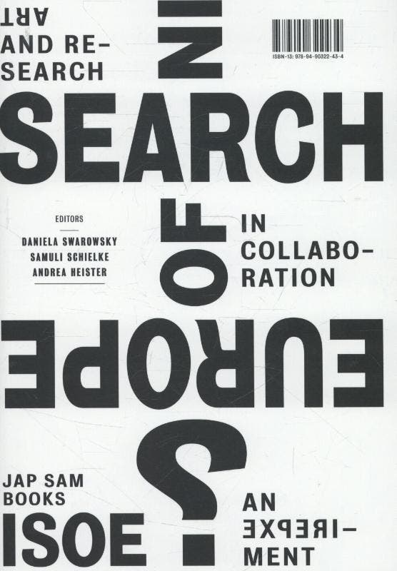 In search of Europe? An experiment / An experiment, Boeken, Taal | Engels, Zo goed als nieuw, Verzenden