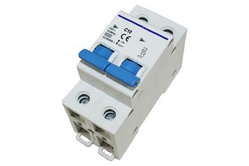 Dubbelpolige Zekeringautomaat C10A, Ophalen of Verzenden, Nieuw