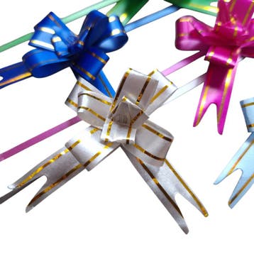 50x DIY linten trekstrik - cadeau versiering - strik - mi..., Ophalen of Verzenden, Nieuw