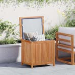 vidaXL Opbergbox 60x50x58 cm massief teakhout, Tuin en Terras, Verzenden, Nieuw