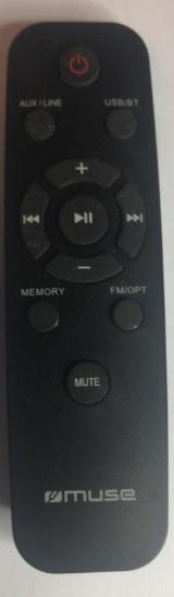 Afstandsbediening Muse ESBAB21RTR, Audio, Tv en Foto, Ophalen of Verzenden, Nieuw, Origineel