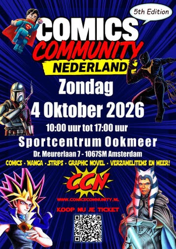 CCN event COMICS, STRIPS, MANGA en meer!!!, Nieuw