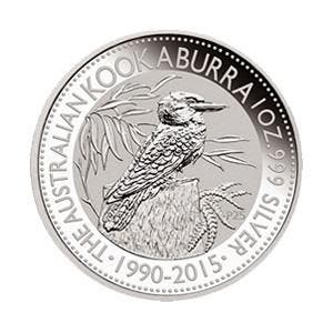 Kookaburra 1 oz 2015 (500.000 oplage), Verzenden, Losse munt, Zilver