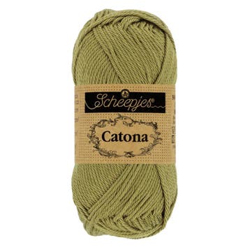 Scheepjes Catona - 10g - 395 Willow - Haakgaren / Breigaren, Ophalen of Verzenden, Nieuw, Breien of Haken, Wol of Garen