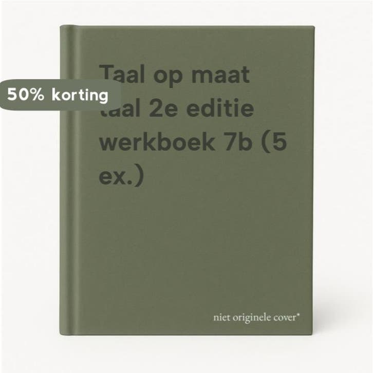 Taal op maat taal 2e editie werkboek 7b (5 ex.), Boeken, Schoolboeken, Nieuw, Verzenden