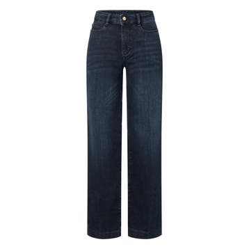 MAC • blauwe Dream Wide auth. jeans• 36, MAC, Verzenden, Nieuw, Blauw