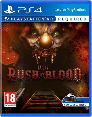 Playstation 4 Until Dawn: Rush of Blood, Verzenden, Zo goed als nieuw