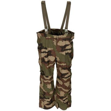 Franse leger regenbroek met broekdragers, Gore-tex, CCE camo, Ophalen of Verzenden, Zo goed als nieuw, Regenbroek, Heren