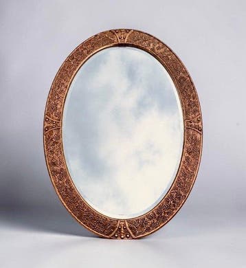 Art & Crafts - c. 1900 - 8,15Kg/ H86cm - Spiegel - Koper -