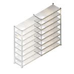 Gebruikte Schaefer R3000 legbordstelling 2970x1280x600mm