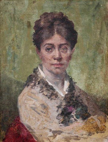 Edmond Louis Dupain (1847-1933) - Portrait d’Anna Dupain,