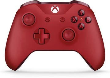 Xbox One S Controller - Rood - Microsoft (origineel) Xbox, Spelcomputers en Games, Spelcomputers | Xbox | Accessoires, Ophalen of Verzenden
