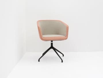 Fauteuil Conceptuals Cameo - beige/oranje - 4-ster zwart, Werkplek, Ophalen of Verzenden, Gebruikt, Overige typen