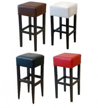 Barkruk demi wit, rood, zwart, bruin of beige, Ophalen of Verzenden, Nieuw zonder verpakking