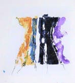 Mario Schifano (1934-1998) - Paesaggio anemico con Viola