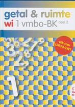 Getal  Ruimte 1 Vmbo BK deel 2 9789011102187, Boeken, Verzenden, Zo goed als nieuw