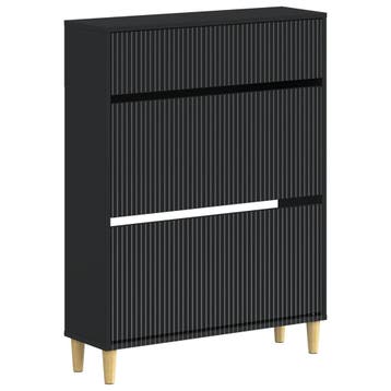vidaXL Schoenenkast ARNHEM 78 x 24 x 103 cm Bewerkt hout, Verzenden, Nieuw