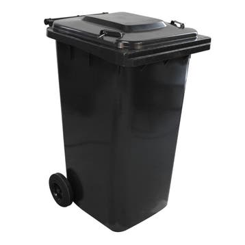 Afvalcontainer 240 liter Grijs - Voor DIN-opname, Verzenden, Nieuw
