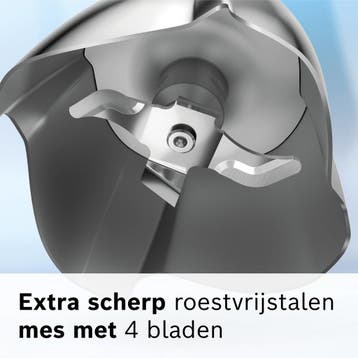 Bosch Serie 6 MSM6M810 - ErgoMaster Staafmixer - 1200W - RVS, Witgoed en Apparatuur, Ophalen of Verzenden, Zo goed als nieuw