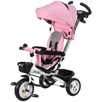 TRUUSK 2-in-1 Driewieler Kinderdriewieler - Duwstang - Veili, Verzenden, Nieuw