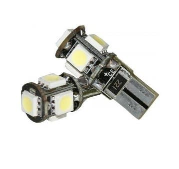 T10 - 5 LED - 5050 - canbus - 12 volt -  2 stuks, Ophalen of Verzenden, Nieuw