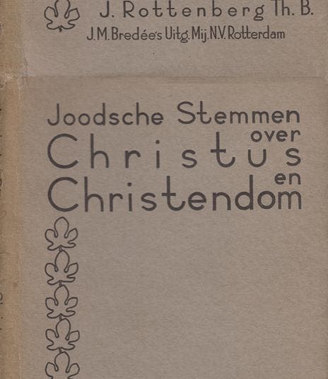 Joodsche Stemmen over Christus (1932), Boeken, Godsdienst en Theologie, Nieuw, Christendom | Protestants, Jodendom, Verzenden