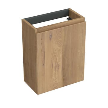 Fonteinkast Forzalaqua Siena 39.5x21.5x50 Cm 1 Deur Rechts, Huis en Inrichting, Badkamer | Badkamermeubels, Ophalen of Verzenden