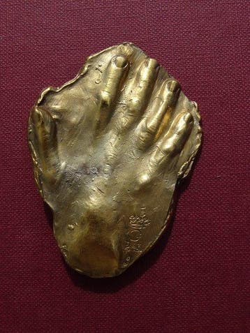 Salvador Dali (1904-1989) - Reliëf, Sacred Hand - 6 cm -