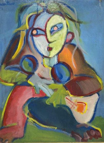 Italiaanse school (XX) - Ritratto, Antiek en Kunst