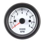 Performance Instrument Wit Toerenteller >8000rpm 2/3/4/5/6/8, Ophalen of Verzenden, Nieuw