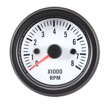 Performance Instrument Wit Toerenteller >8000rpm 2/3/4/5/6/8, Ophalen of Verzenden, Nieuw