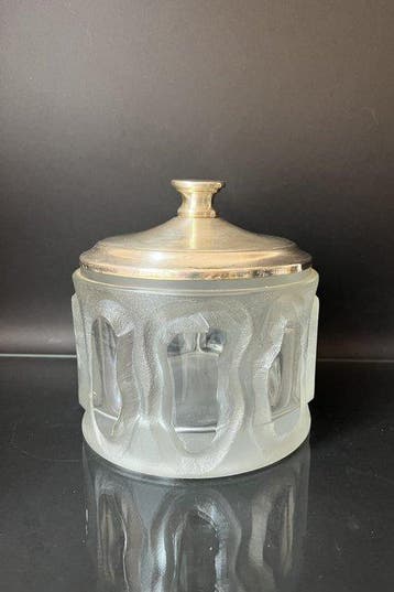 Koektrommel - .800 zilver - Loodkristal