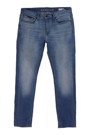 Denham Broek in maat W32 L32 Blauw, Verzenden, Zo goed als nieuw, Blauw, Denham