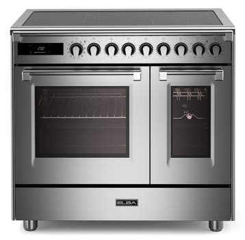 Elba EBS 965T IMXX RVS 90 cm inductiefornuis3249, Ophalen of Verzenden, Nieuw