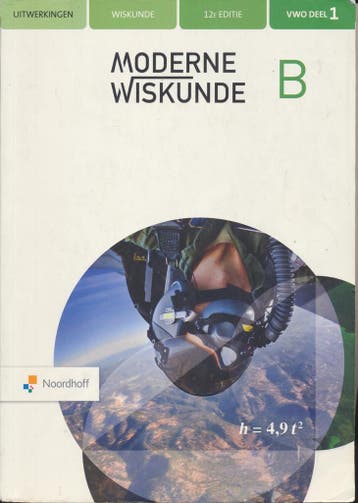 Moderne Wiskunde 12e editie Uitwerkingen B deel 1 VWO (ISBN, Boeken, Verzenden, Nieuw