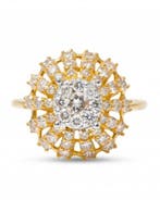 Verlovingsring - 14 karaat Geel goud - 1.45ct. tw. Diamant