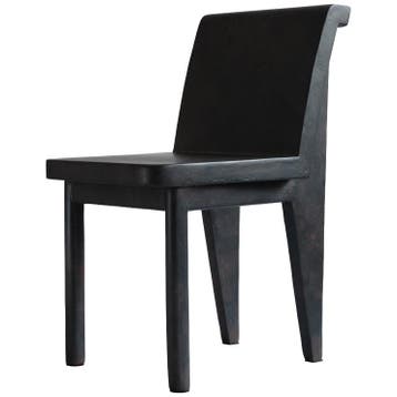 101 Copenhagen Brutus Slim Dining Chair - Coffee -, Ophalen of Verzenden, Gebruikt, Zwart, Scandinavisch/Modern/Brutalisme