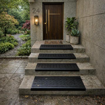 Trapmaantje rubber - Noppen - 25 x 65 cm, Verzenden, Nieuw