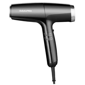 Babyliss  Falco Italian High Speed Dryer  Black/Silver, Verzenden, Nieuw