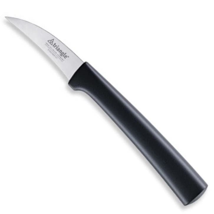 Triangle Gebogen Aardappelschilmesje – RVS – 6 cm Lemmet, Huis en Inrichting, Keuken | Bestek, Nieuw, Rvs of Chroom, Ophalen of Verzenden