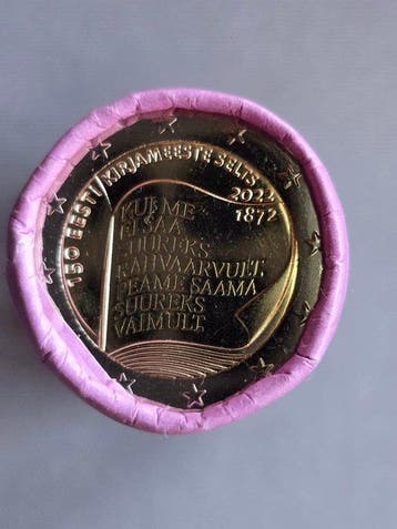 Estland. 2 Euro 2022 150 Years of the Society of Estonian