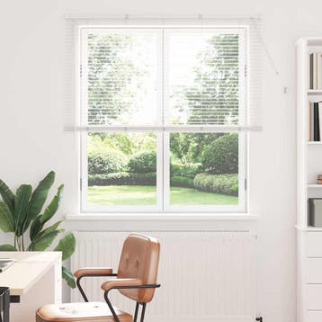 vidaXL Venetiaanse jaloezie Wit 175 x 125 cm 25 mm Aluminium, Verzenden, Nieuw, Wit
