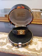 Armbanduurwerk - Art Deco Leder, Goud - 1920-1930, Nieuw