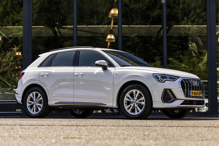Zakelijke Lease |  Audi Q3 35 TFSI Pro Line S, Auto's, Audi, Onderhoudsboekje, Lease, Automaat, SUV of Terreinwagen, Wit, C, Financial lease