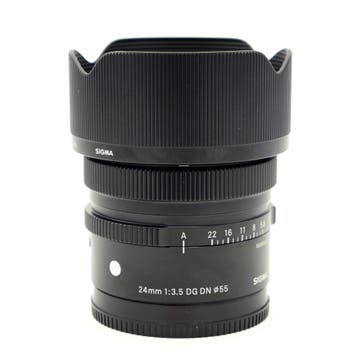 Sigma 24mm F3.5 DG DN Contemporary Sony E-mount (Occasion), Audio, Tv en Foto, Fotografie | Lenzen en Objectieven, Ophalen of Verzenden
