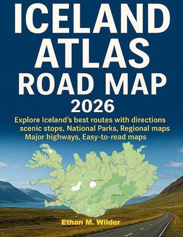 9798298133289 Iceland Atlas Road Map 2026 | Tweedehands, Boeken, Verzenden, Zo goed als nieuw, Ethan M Wilder